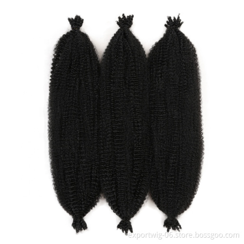 Crochet Braids Hair Afro Spring Twist Prelooped Crochet Braids Synthetic Hair Extension Passion Twist for Women Afro Kinky Twist